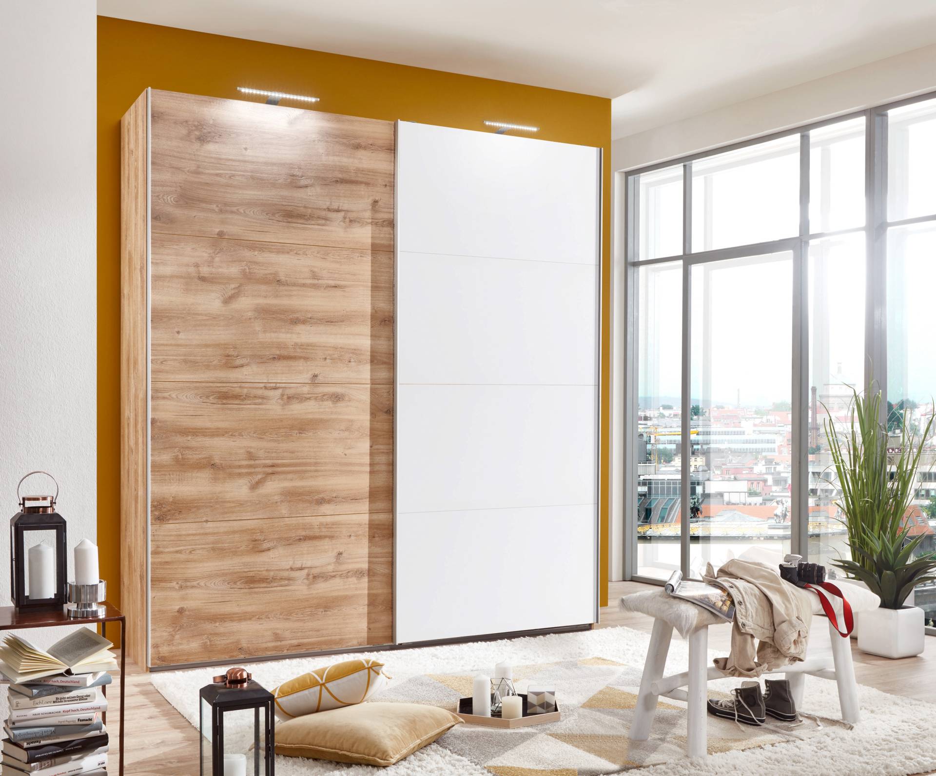 Wimex Schwebetürenschrank »Easy«, mit Teilglas Wimex Schwebetürenschrank »Easy«, mit Teilglas von Wimex