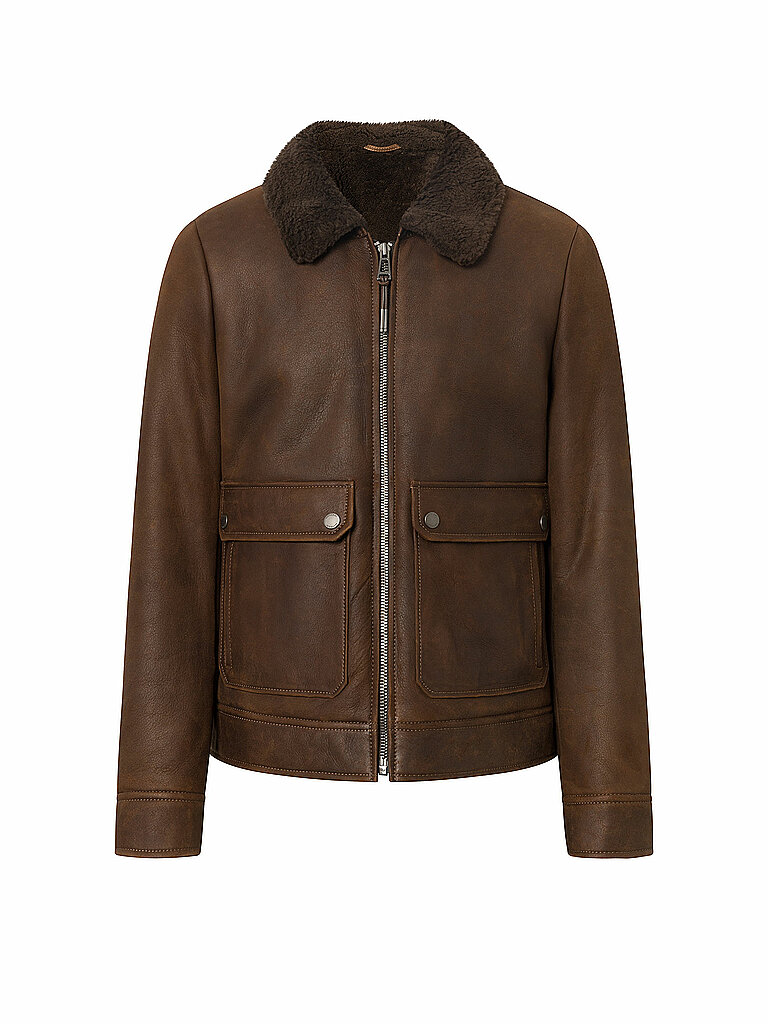 WINDSOR Lederjacke braun | 52 von Windsor