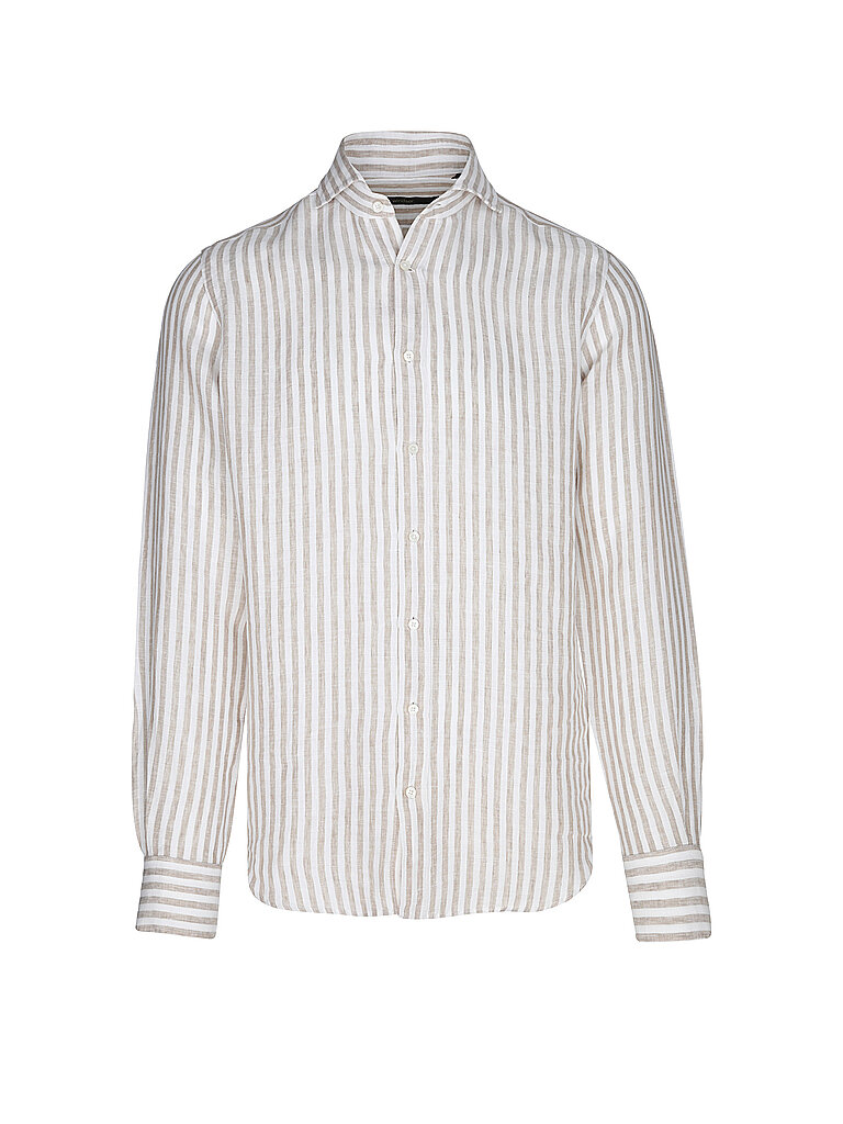 WINDSOR Leinenhemd Regular Fit  braun | 45 von Windsor