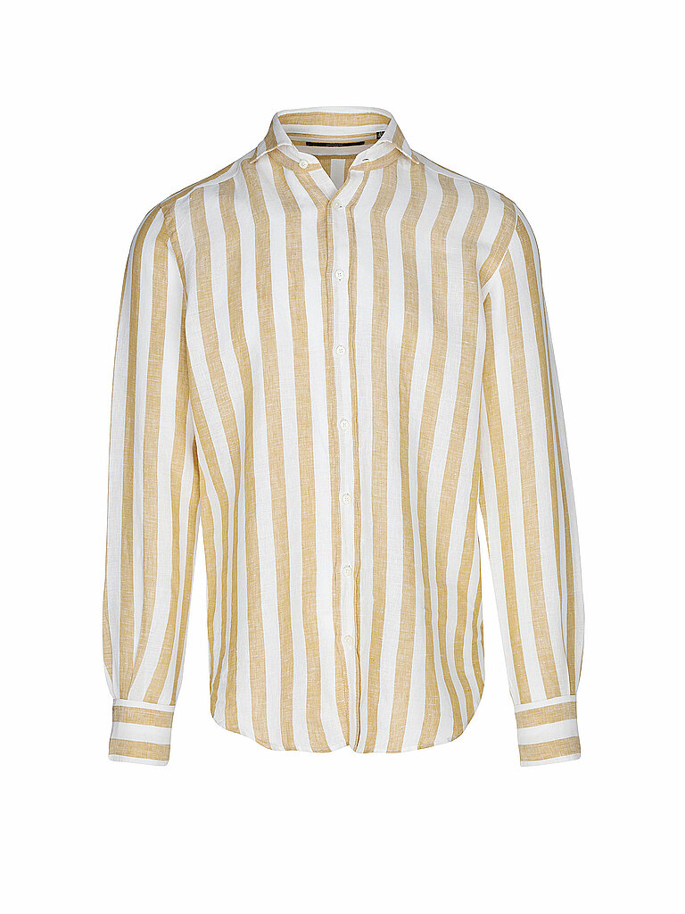 WINDSOR Leinenhemd Regular Fit  gelb | 44 von Windsor