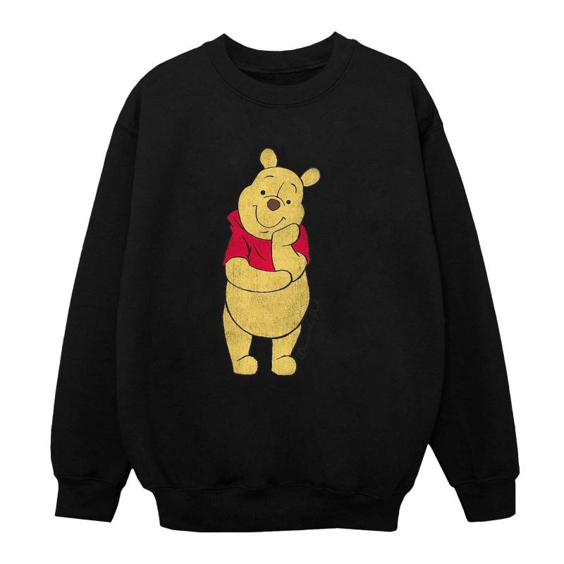 Winnie the Pooh - Classic Sweatshirt, 116, Schwarz von Winnie the Pooh