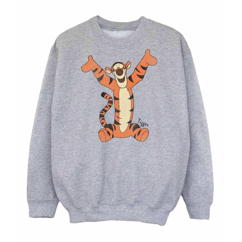 Classic Sweatshirt Mädchen Grau 128 von Winnie the Pooh