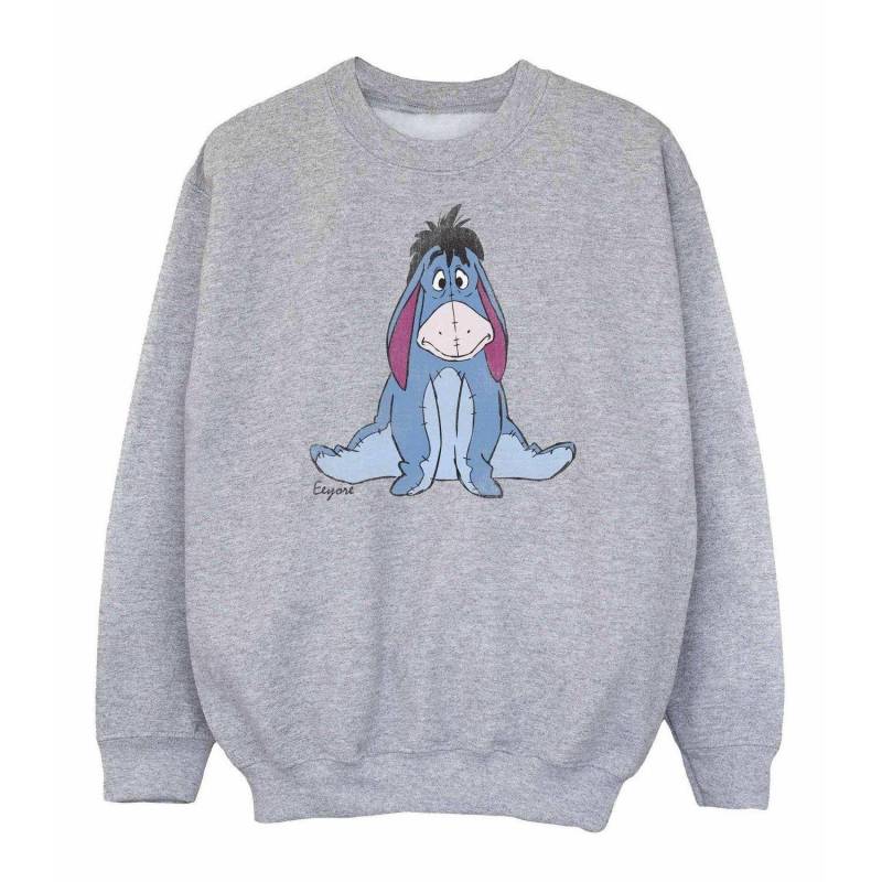 Classic Sweatshirt Mädchen Grau 128 von Winnie the Pooh