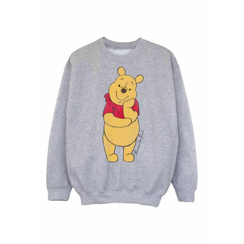 Classic Sweatshirt Mädchen Grau 140/146 von Winnie the Pooh