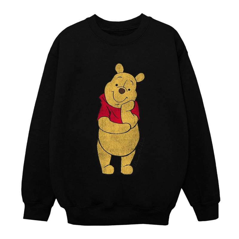 Classic Sweatshirt Mädchen Schwarz 116 von Winnie the Pooh