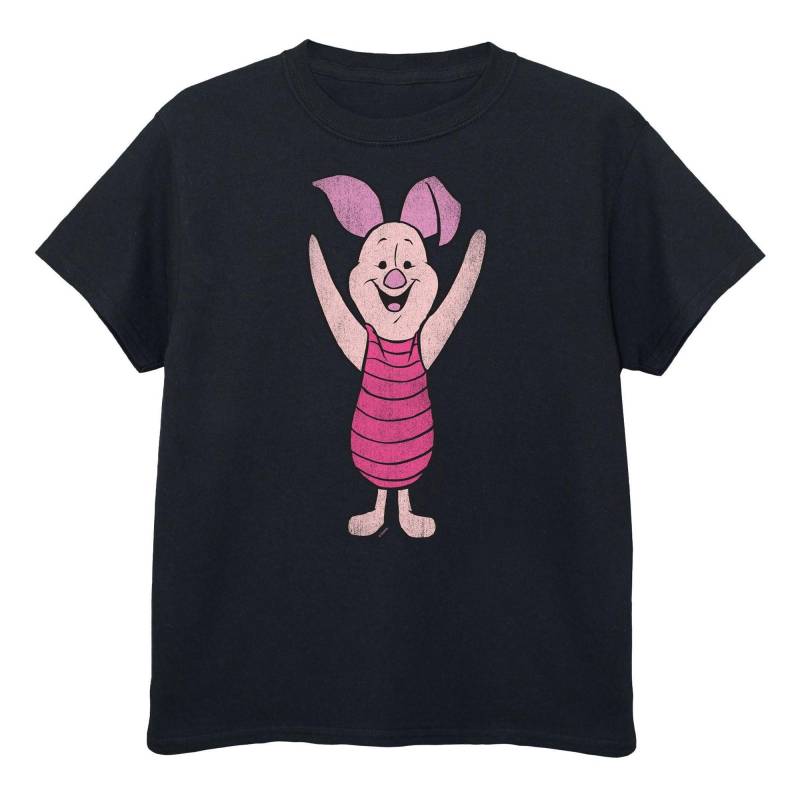 Classic Tshirt Mädchen Schwarz 116 von Winnie the Pooh