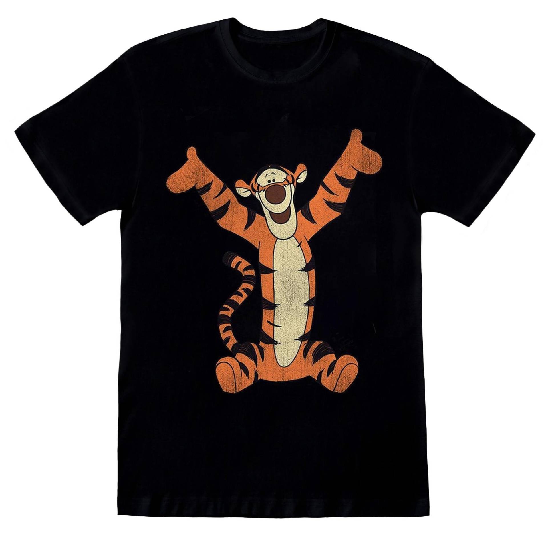 Classic Tshirt Mädchen Schwarz 140/146 von Winnie the Pooh