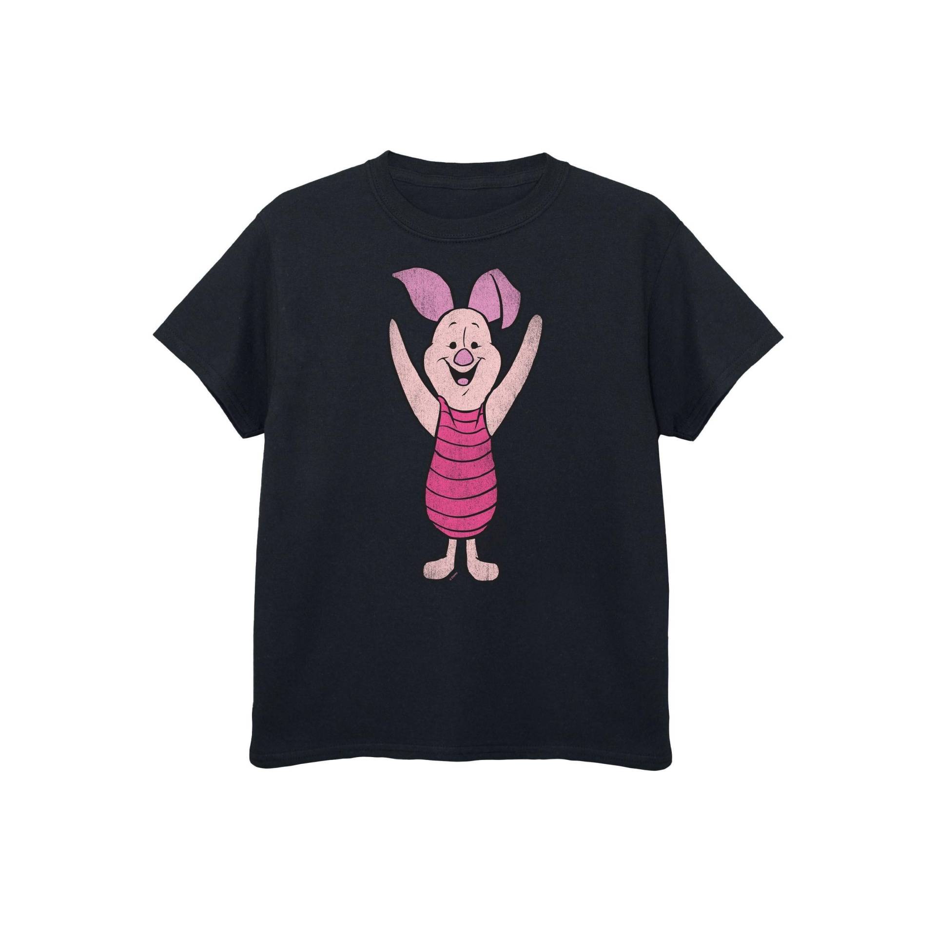 Classic Tshirt Mädchen Schwarz 140/146 von Winnie the Pooh