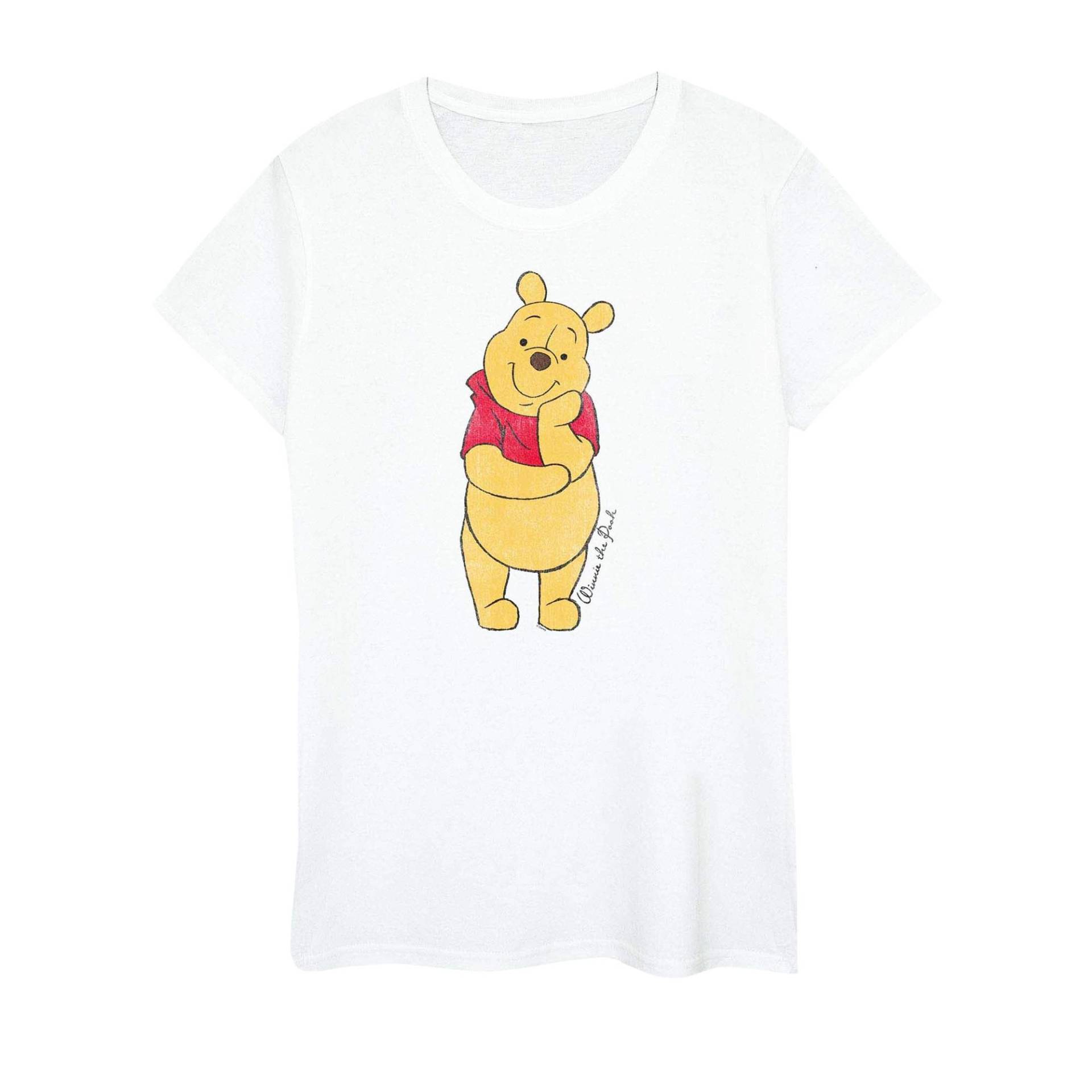 Classic Tshirt Mädchen Weiss 140/146 von Winnie the Pooh