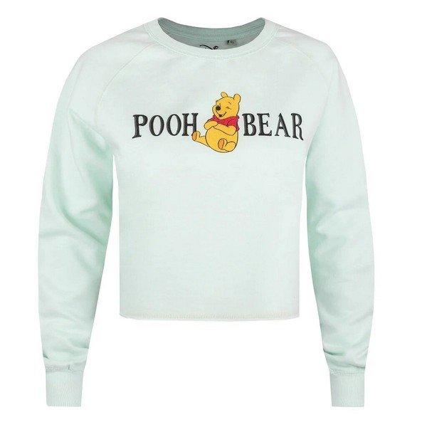 Kurzes Sweatshirt Damen Ozeangrün L von Winnie the Pooh