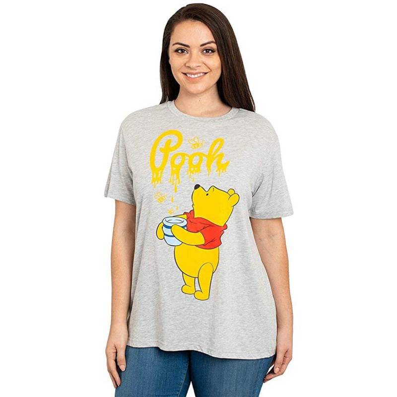 Winnie the Pooh - TShirt, für Damen, Grau, Größe L von Winnie the Pooh