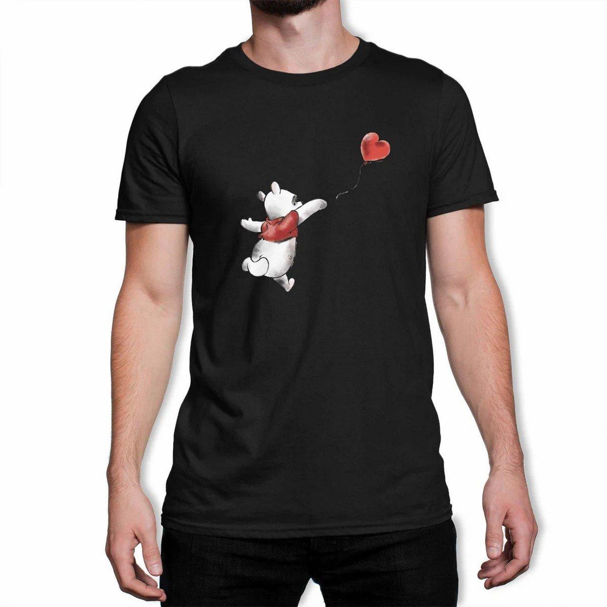 Tshirt Herren Schwarz 3XL von Winnie the Pooh