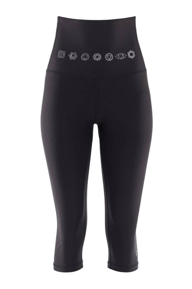 Winshape Leggings »3/4-Functional Comfort HWL212C-silberfarbenne 7 Chakras«, High Waist von Winshape