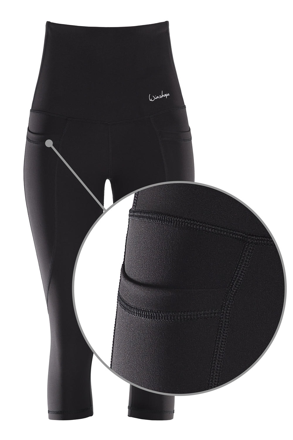 Winshape Leggings »¾-Functional Comfort HWL215C«, High Waist mit praktischen Taschen von Winshape