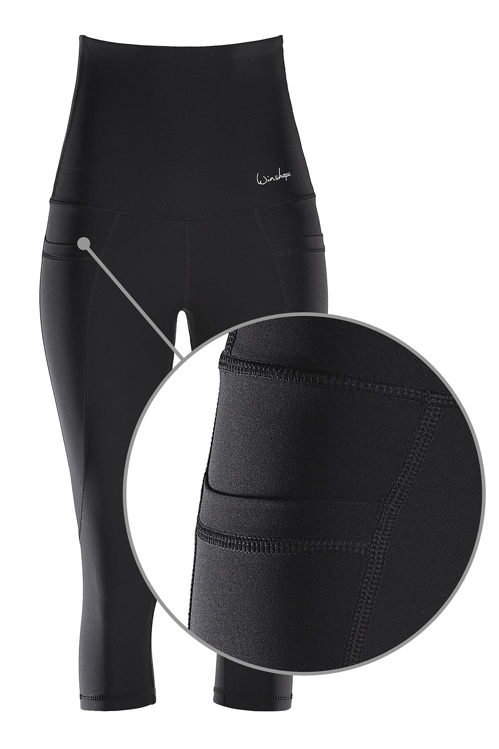 Winshape Leggings »Functional Power Shape ¾-Tights HWL214«, High Waist mit praktischen Taschen von Winshape