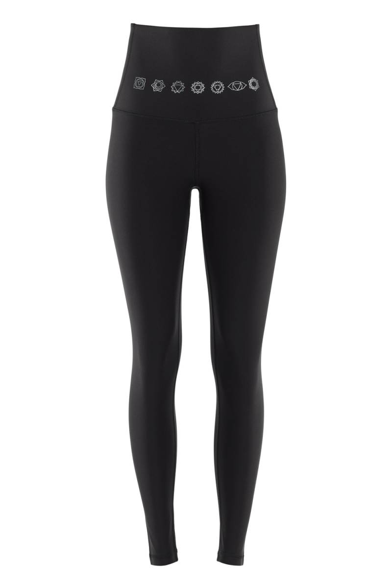 Winshape Leggings »HWL112C-silberfarbenne 7 Chakras«, Bauch-Weg-Effekt durch High Waist-Bund von Winshape