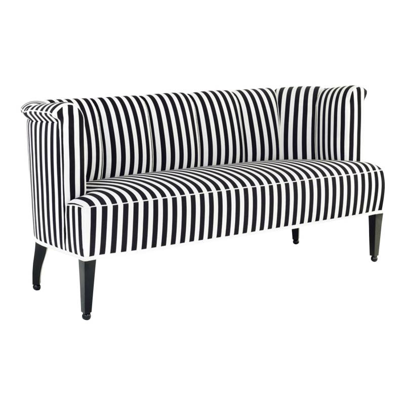 Alleegasse Sofa, Bezug leder - color black von Wittmann