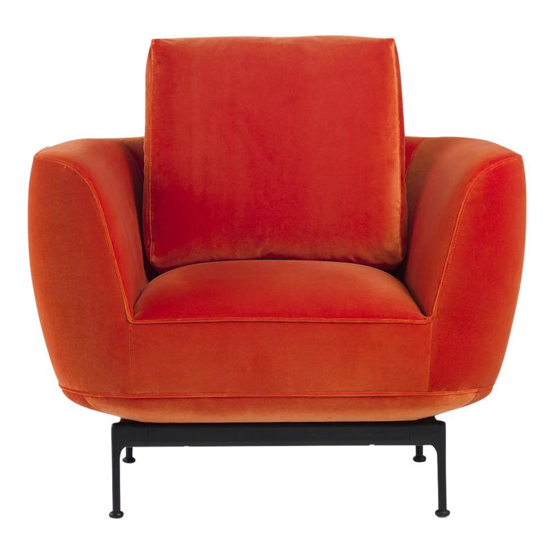 Andes Armchair Sessel, Bezug leder - color cognac von Wittmann