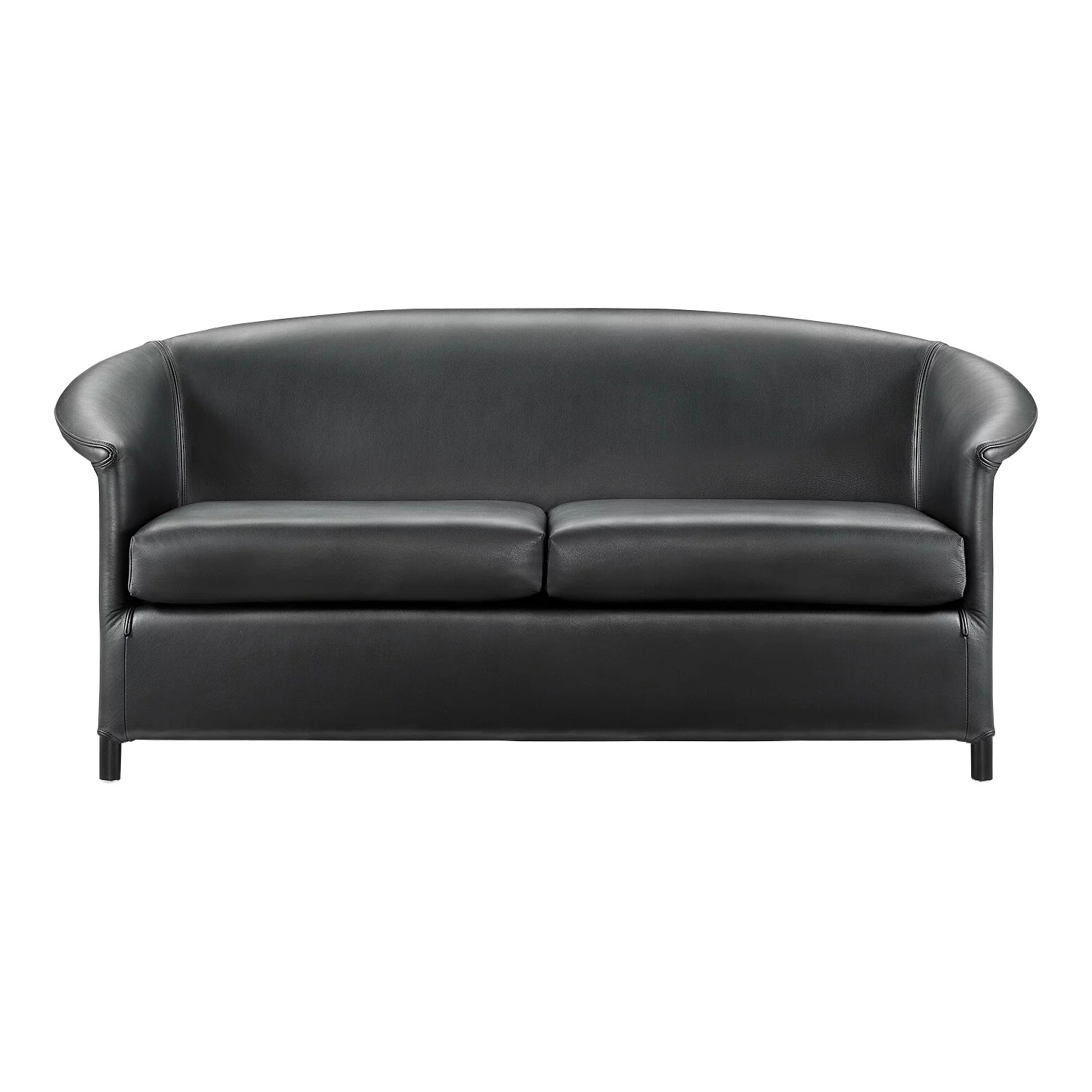 Aura Sofa, Grösse b. 128 cm, Bezug stoff - gent grey von Wittmann