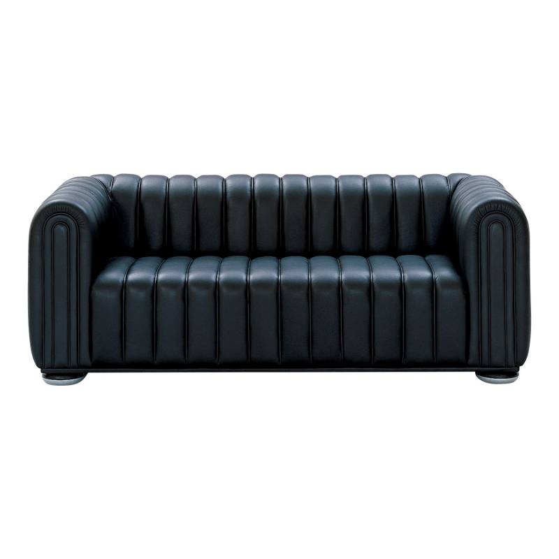 Club 1910 Sofa, Bezug stoff - samt velvet black von Wittmann