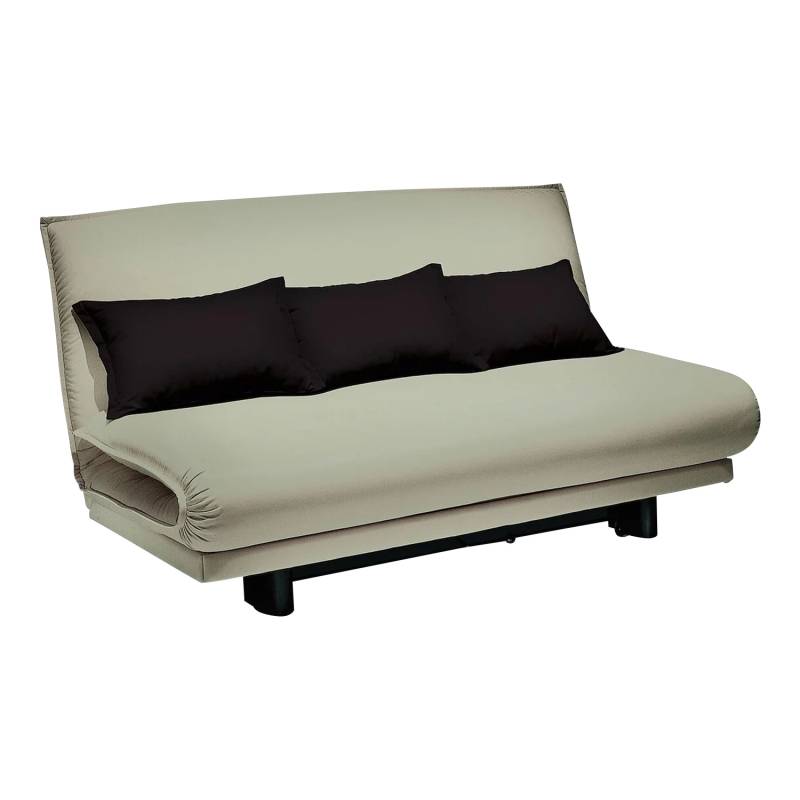 Colli Schlafsofa, Grösse b. 135 cm, Bezug leder - color black von Wittmann