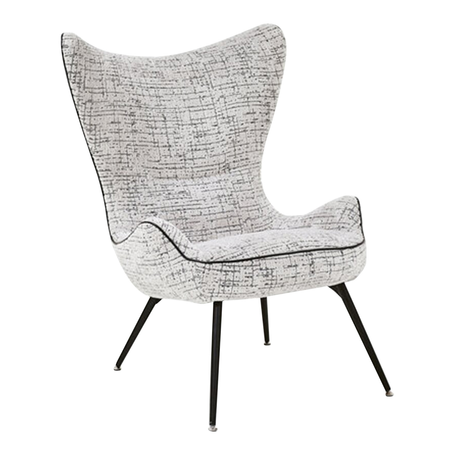 Contessa 1956 Armchair Sessel, Bezug stoff - samt velvet taupe von Wittmann