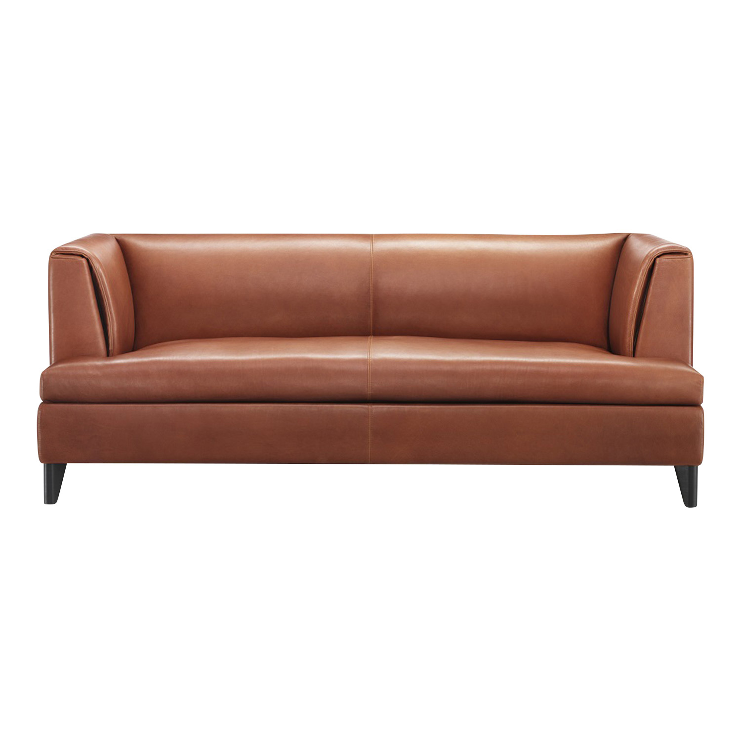 Havanna Sofa, Grösse b. 194 cm, Bezug stoff - samt velvet earth von Wittmann