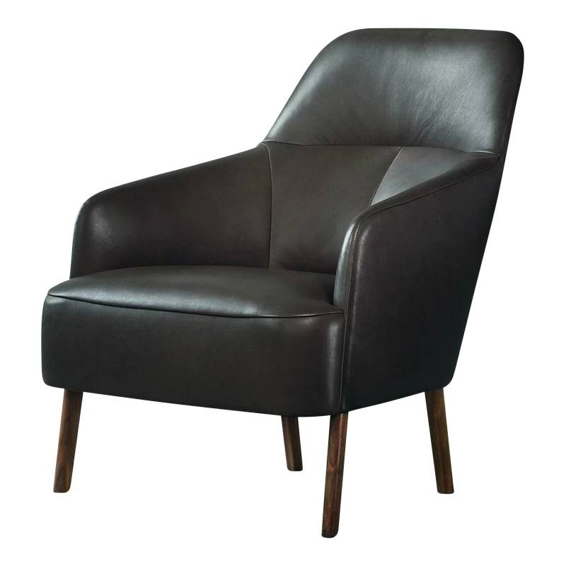 Mono Armchair Sessel , Bezug stoff - samt velvet taupe von Wittmann