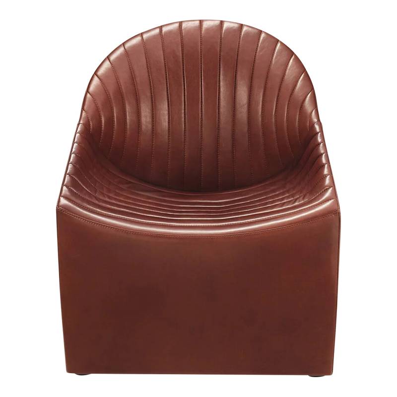 Oyster Armchair Sessel, Bezug stoff - ombra earth von Wittmann