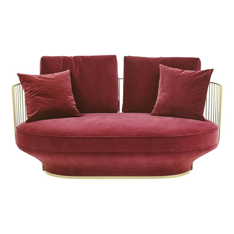 Paradise Bird Sofa, Bezug leder - color cognac von Wittmann