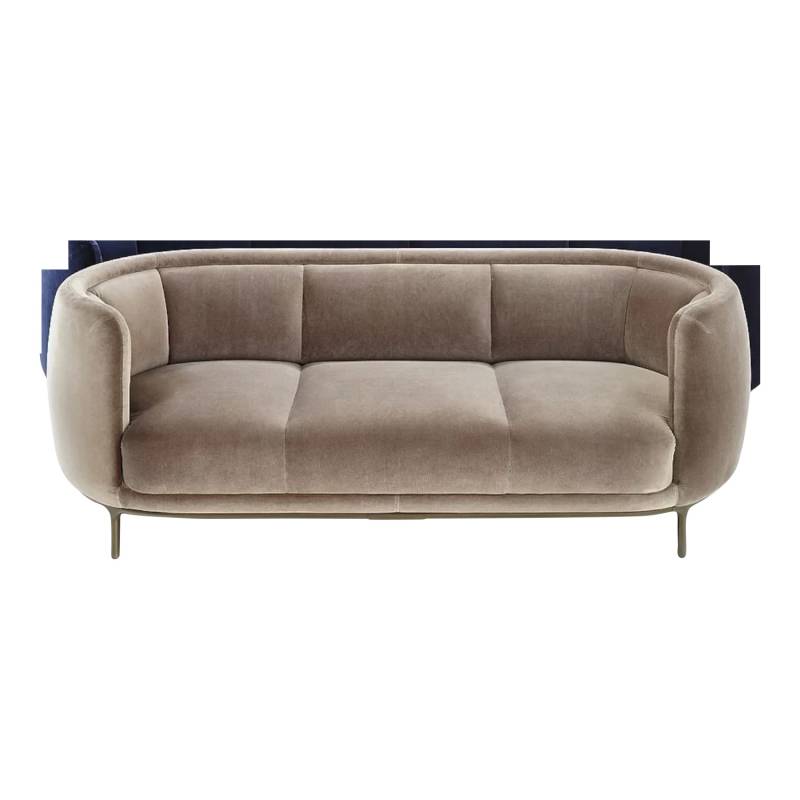 Vuelta Sofa, Grösse b. 197 cm, Bezug stoff - gent grey von Wittmann