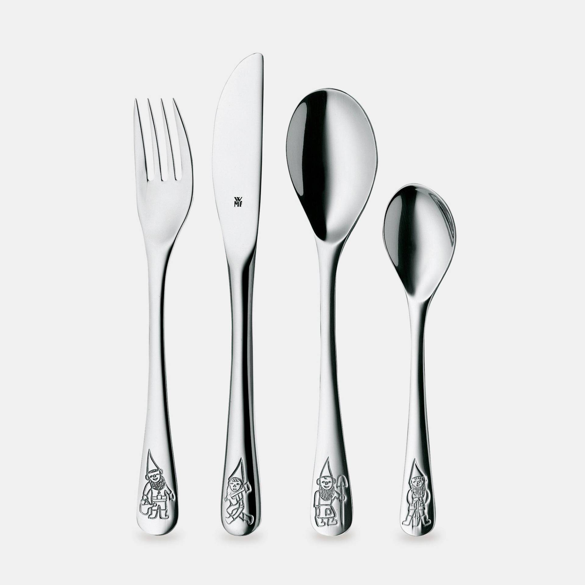 WMF Kinderbesteck-set, 4-teilig Unisex Chrom von Wmf