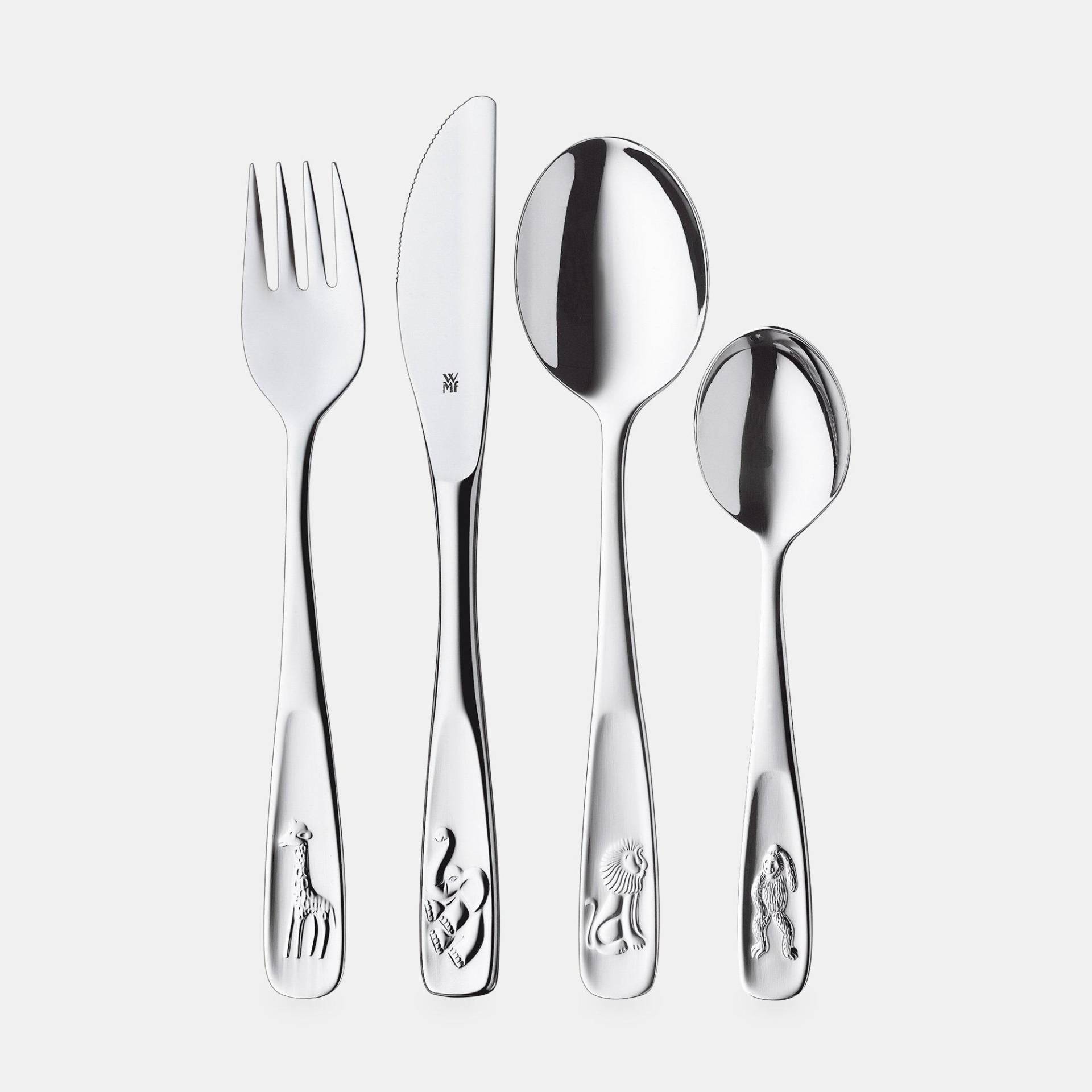 WMF Kinderbesteck-set, 4-teilig Unisex Chrom von Wmf