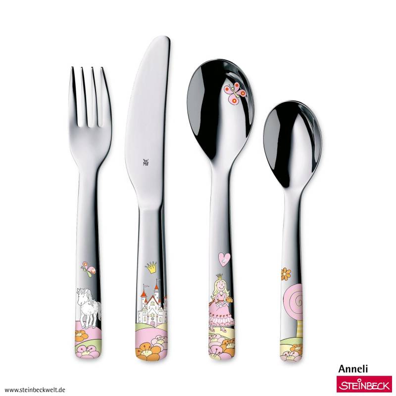 WMF Kinderbesteck-set, 4-teilig Unisex Multicolor von Wmf