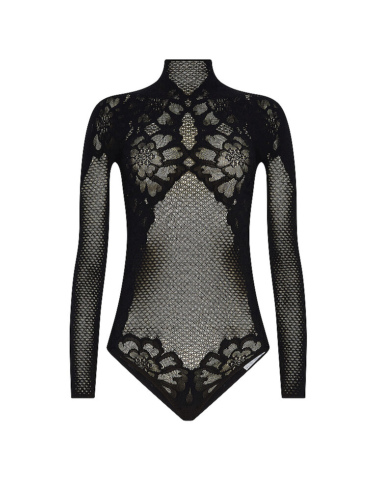 WOLFORD Body LACE TATTOO black  schwarz | L von Wolford