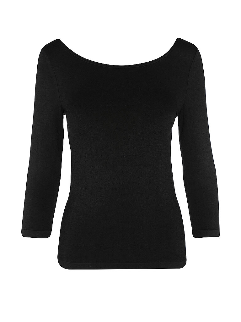 WOLFORD Shirt CORDOBA schwarz | L von Wolford