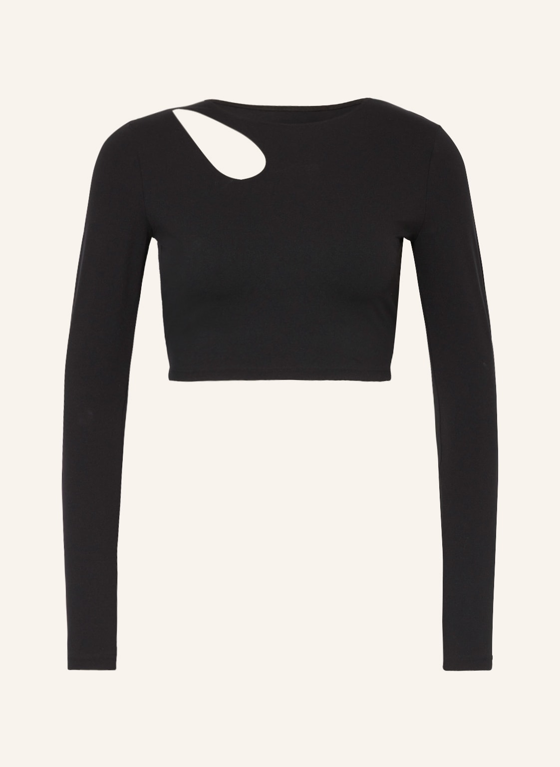 Wolford Cropped-Longsleeve Mit Cut-Out schwarz Wolford Cropped-Longsleeve Mit Cut-Out schwarz von Wolford