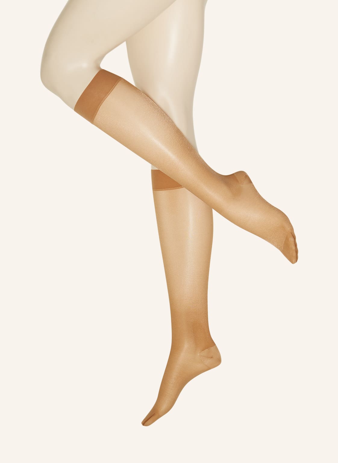 Wolford Fein-Kniestrümpfe Pure Energie beige von Wolford