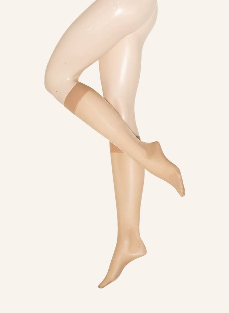 Wolford Fein-Kniestrümpfe Satin Touch braun von Wolford