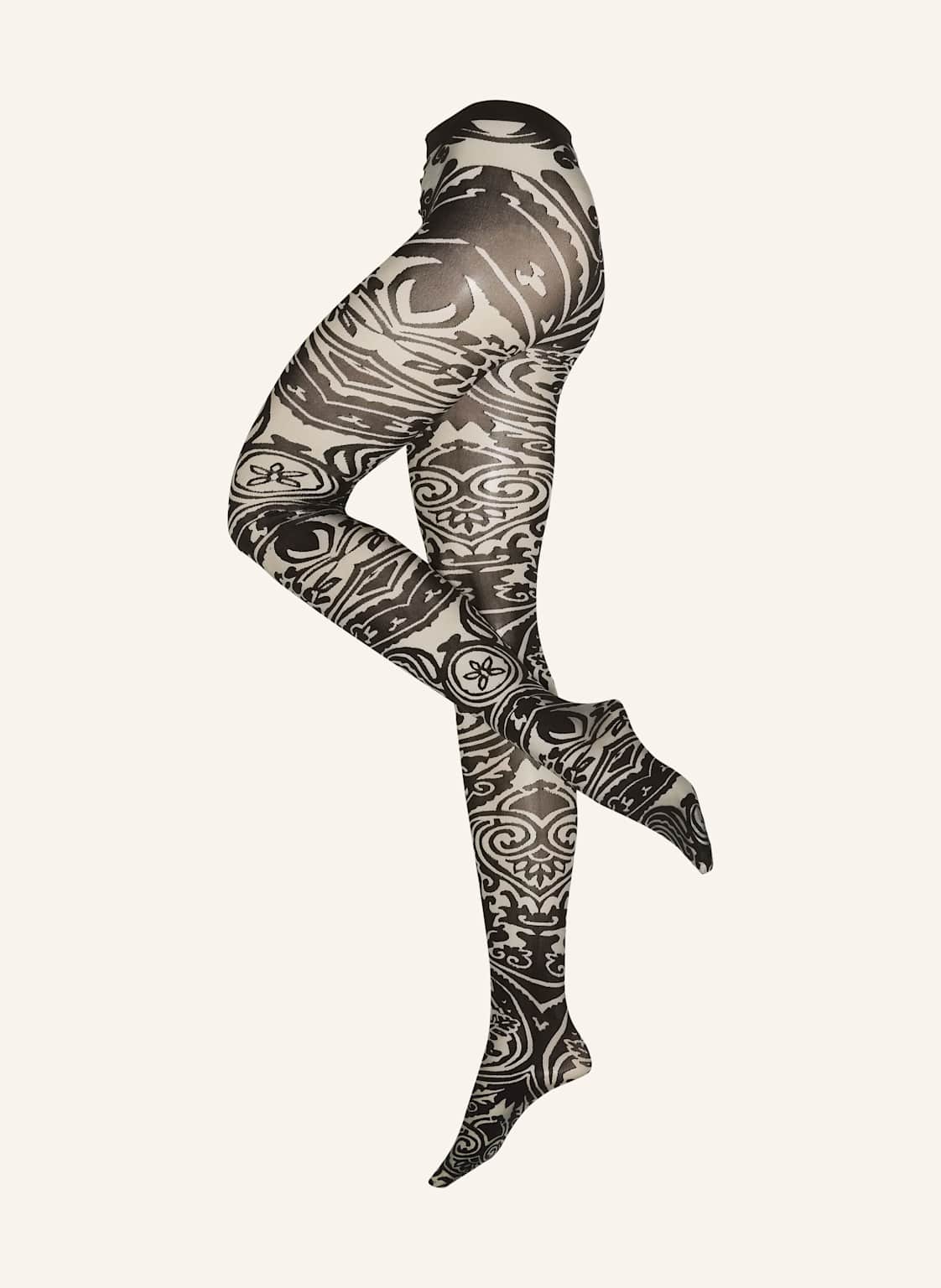 Wolford Feinstrumpfhose Paisley Tattoo schwarz Wolford Feinstrumpfhose Paisley Tattoo schwarz von Wolford