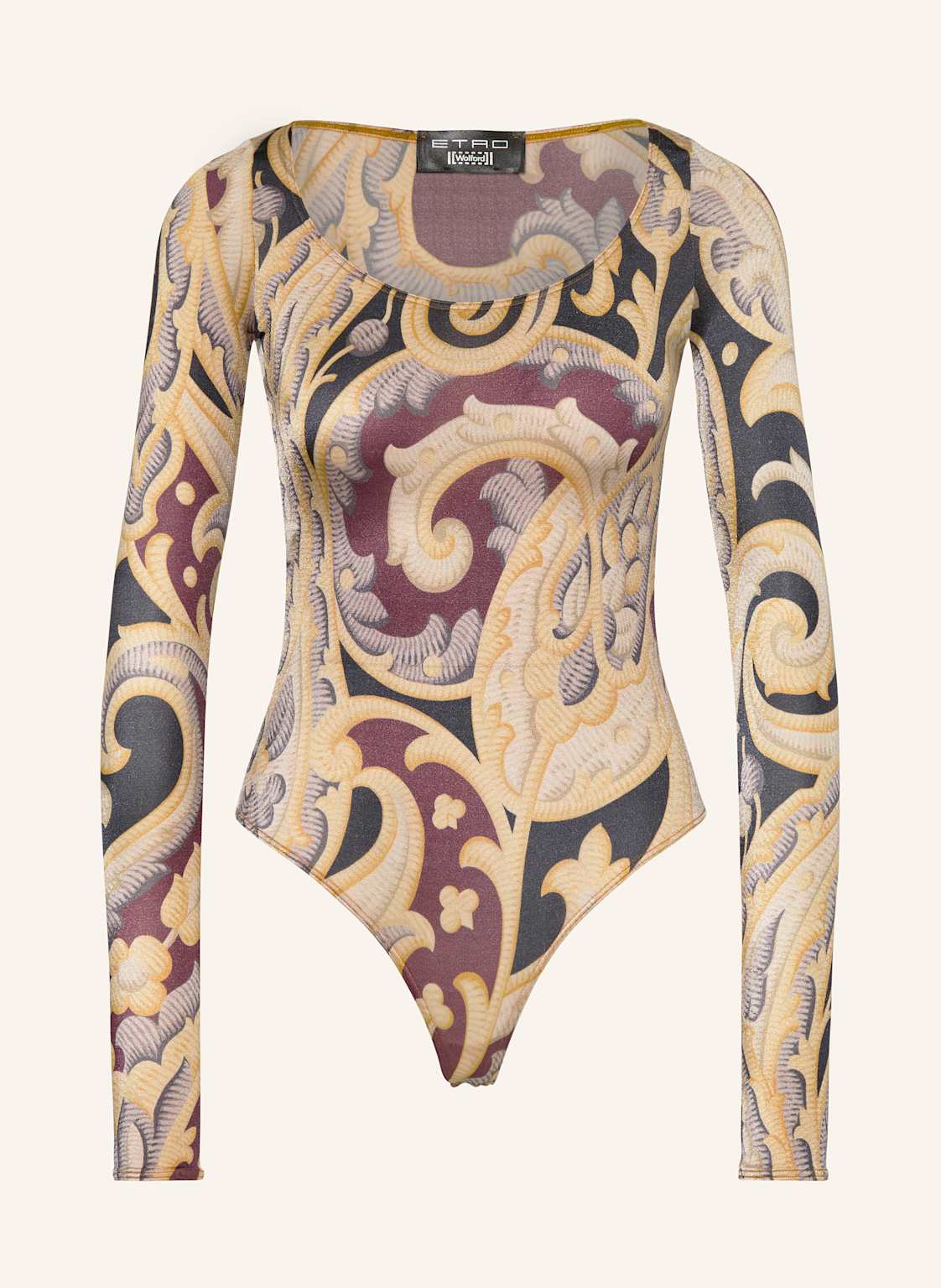 Wolford String-Body Paisley Baroque grau Wolford String-Body Paisley Baroque grau von Wolford