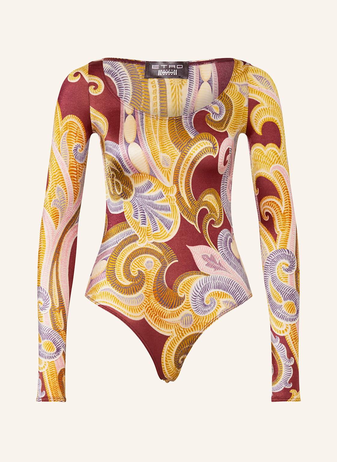 Wolford String-Body Paisley Baroque rot Wolford String-Body Paisley Baroque rot von Wolford