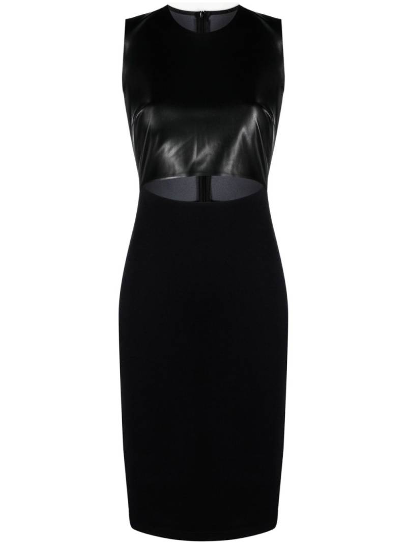 Wolford cut-out sleeveless pencil minidress - Black von Wolford