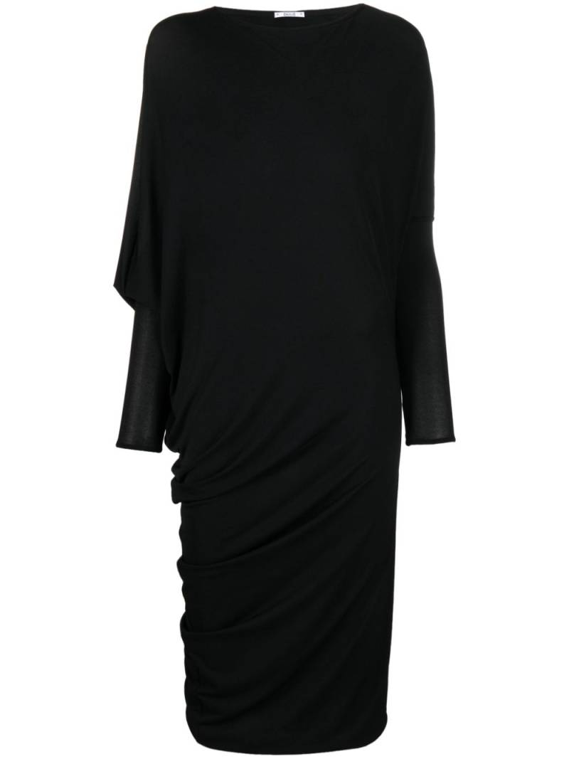 Wolford draped crepe midi dress - Black von Wolford