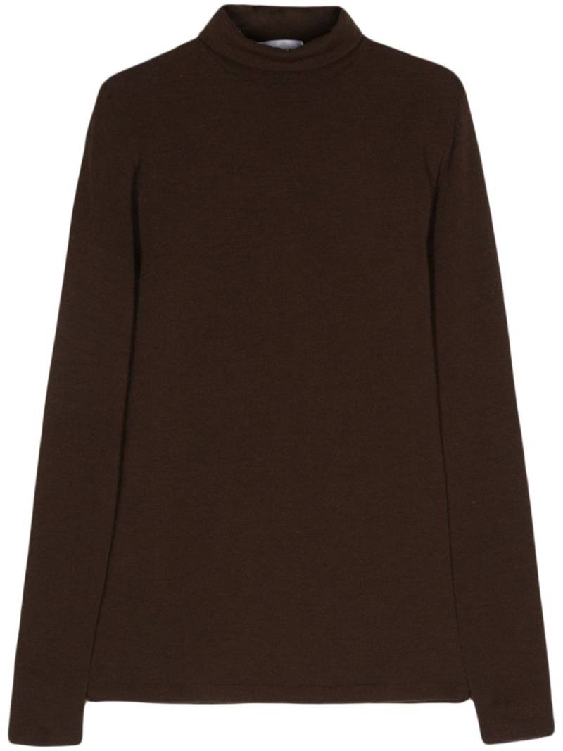 Wolford merino-wool roll-neck jumper - Brown von Wolford