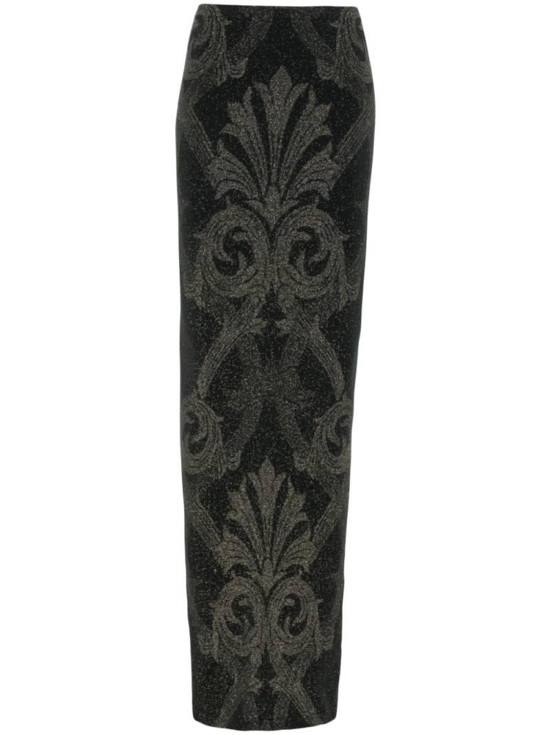 Wolford metallic jacquard maxi dress - Black von Wolford