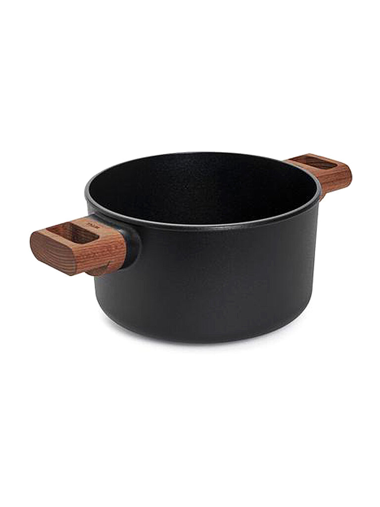 WOLL Kochtopf mit Holzgriff 20cm ECO-LOGIC Antihaft schwarz von Woll