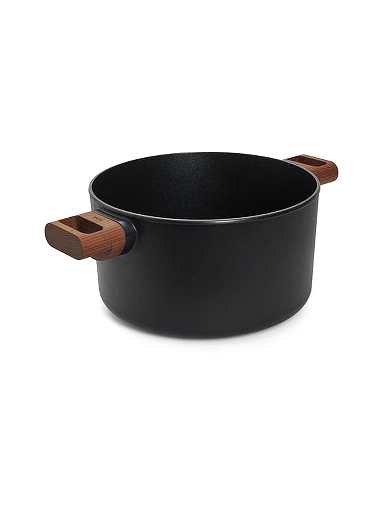 WOLL Kochtopf mit Holzgriff 24cm ECO-LOGIC Antihaft schwarz von Woll