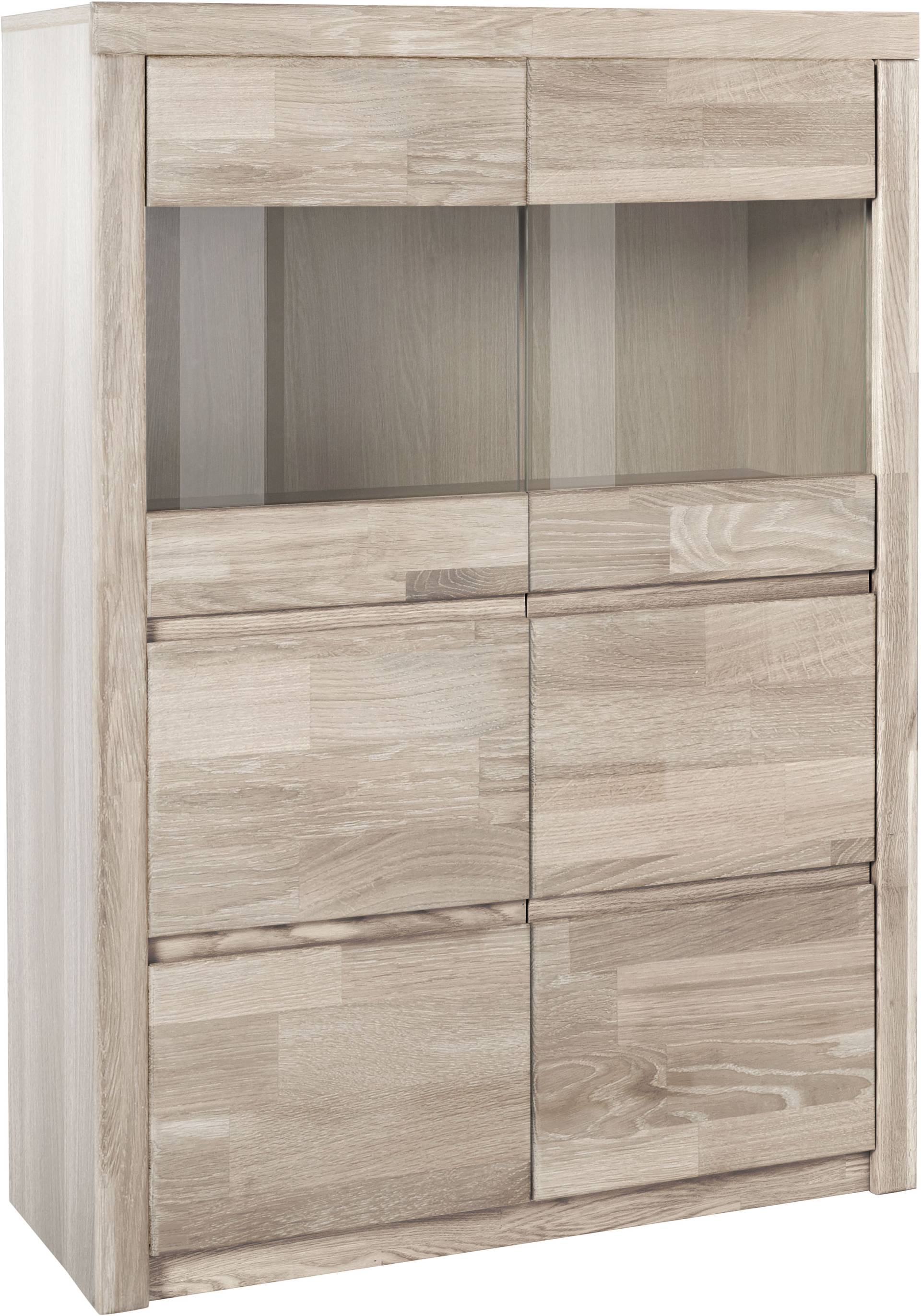 Home affaire Highboard »Silkeborg«, schöne grifflose Optik, teilmassiv Home affaire Highboard »Silkeborg«, schöne grifflose Optik, teilmassiv von home affaire