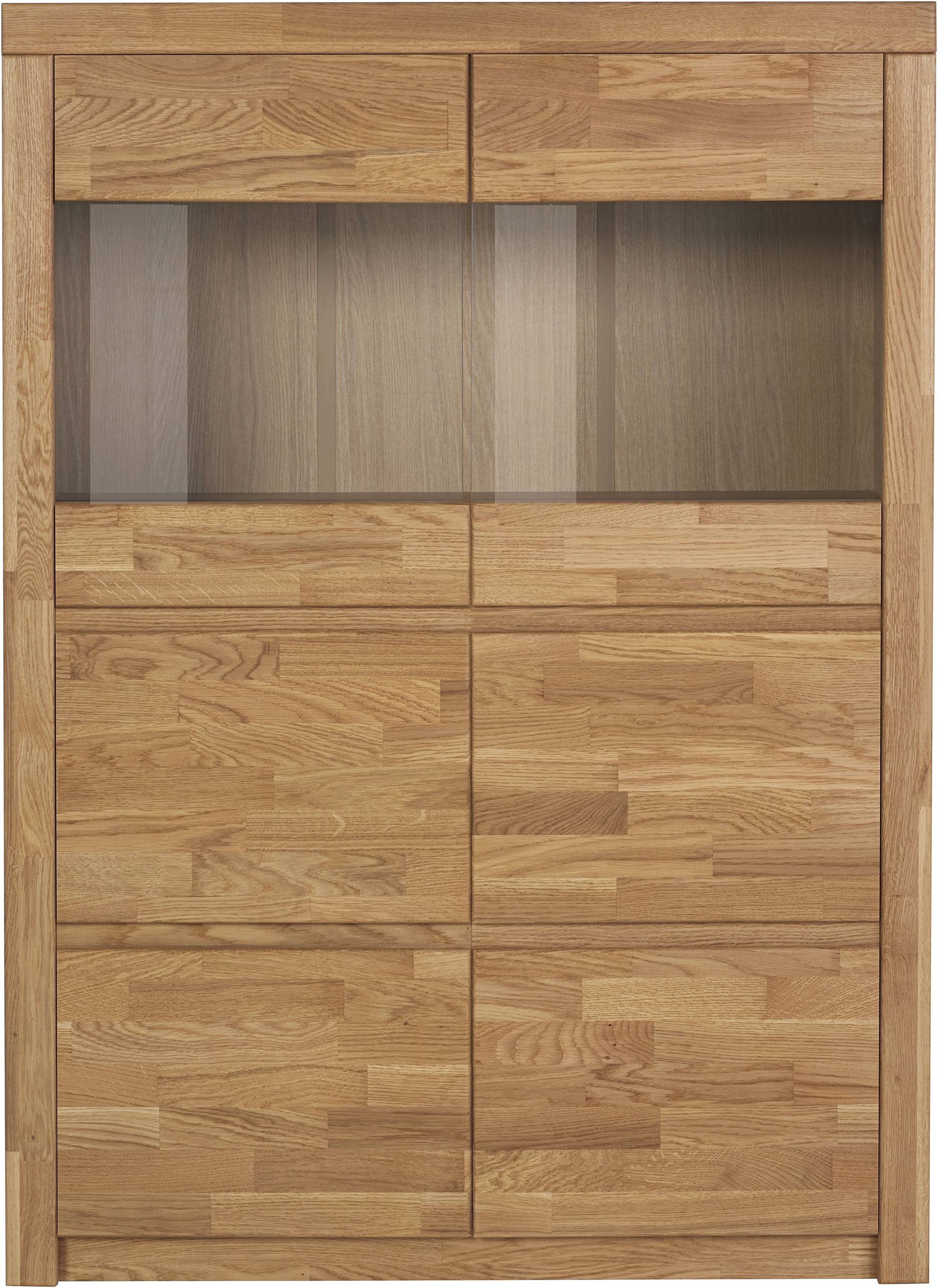Home affaire Highboard »Silkeborg«, schöne grifflose Optik, teilmassiv Home affaire Highboard »Silkeborg«, schöne grifflose Optik, teilmassiv von home affaire